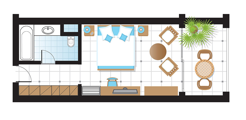 olympia-riviera-luxury-guestroom-direct-sea-view-floorplan