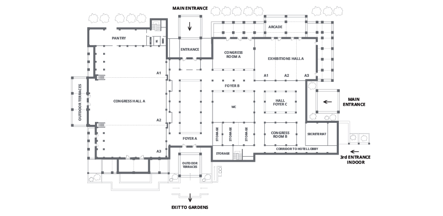 Riviera Olympia Meetings Floorplan